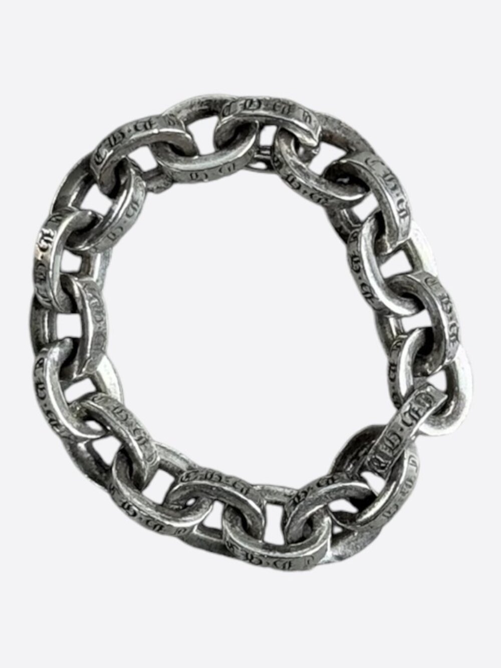 Chrome Hearts Silver Paper Chain Ring